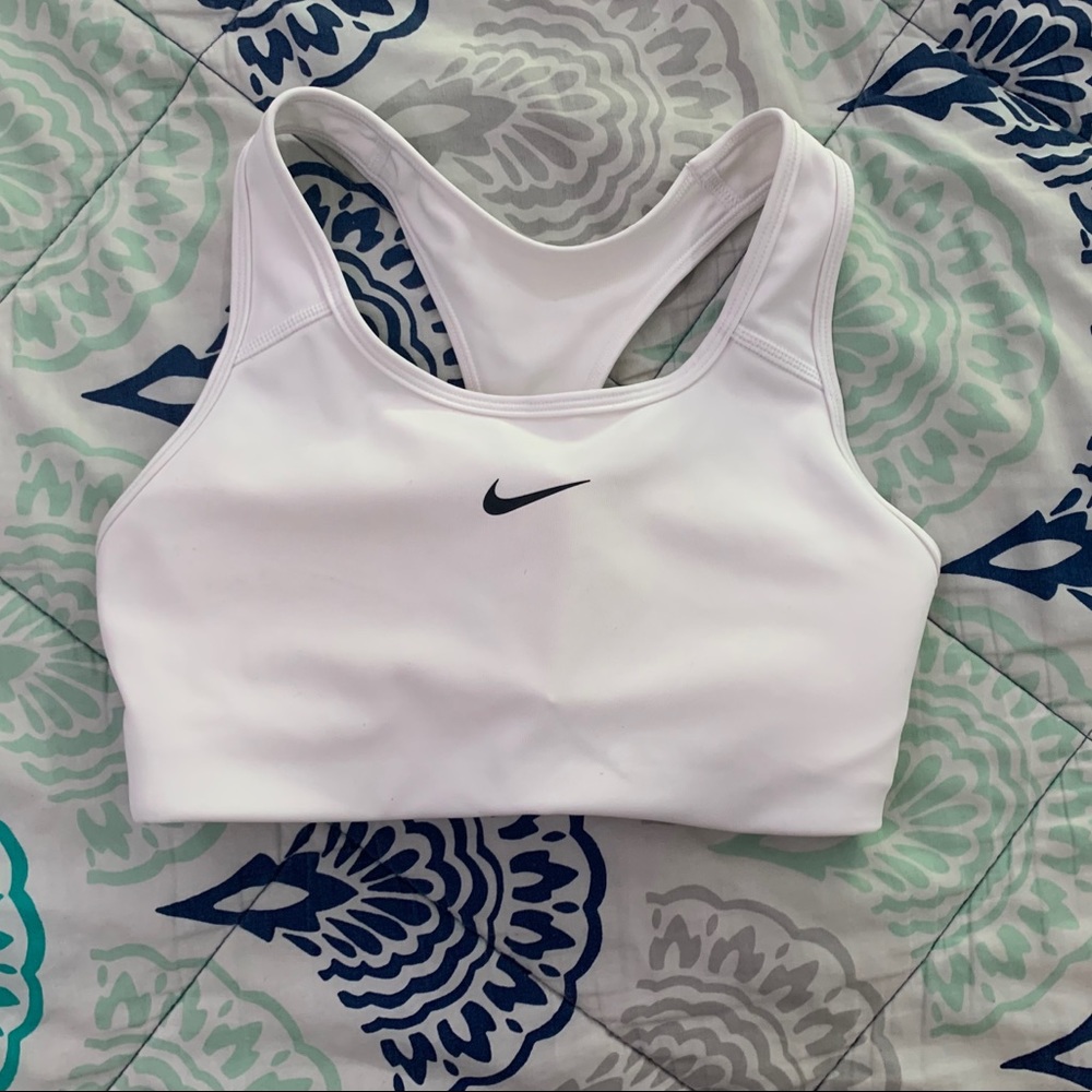White Nike Sports Bra